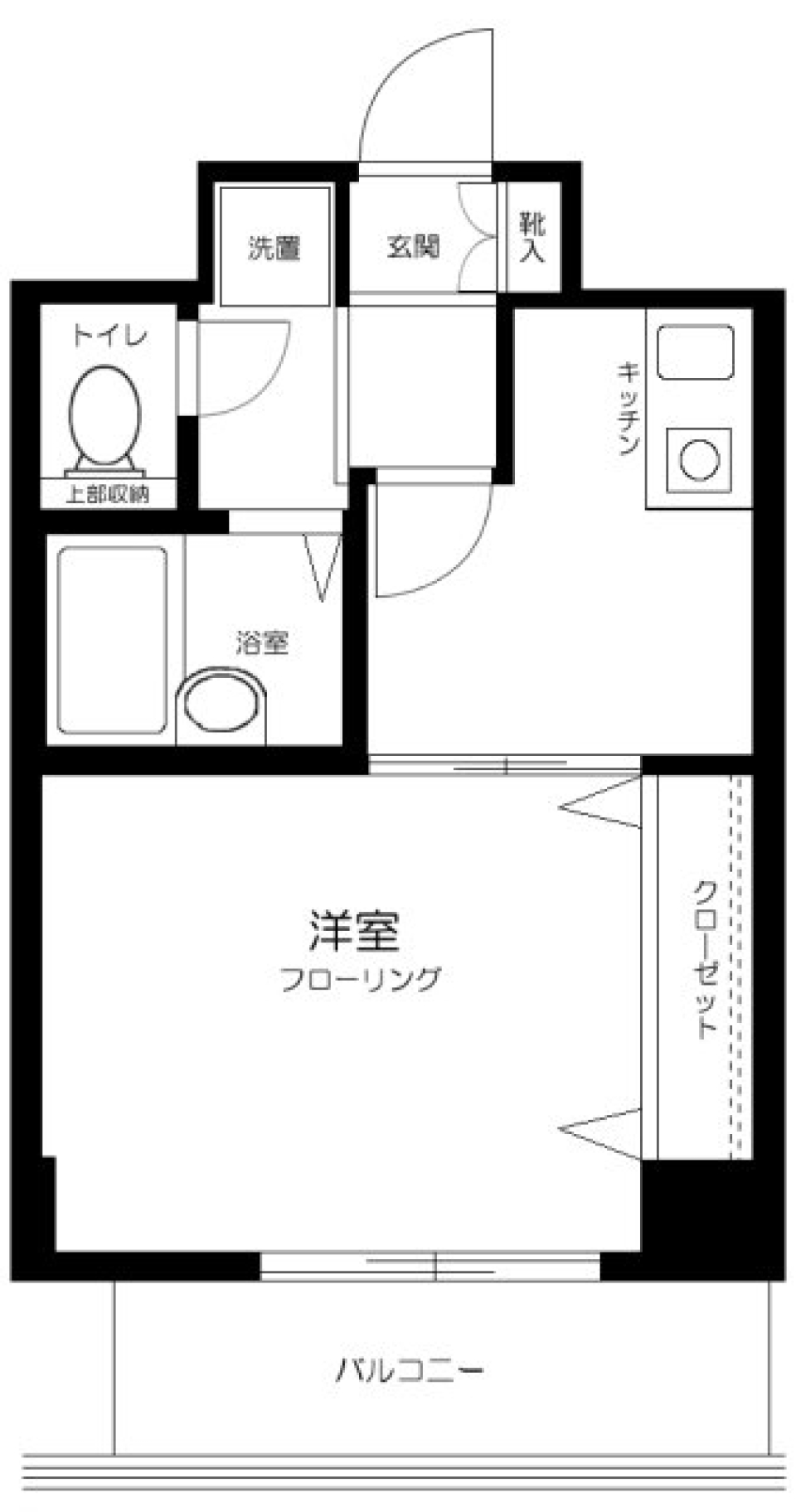 エルサンタフェ渋谷　302号室の間取り図