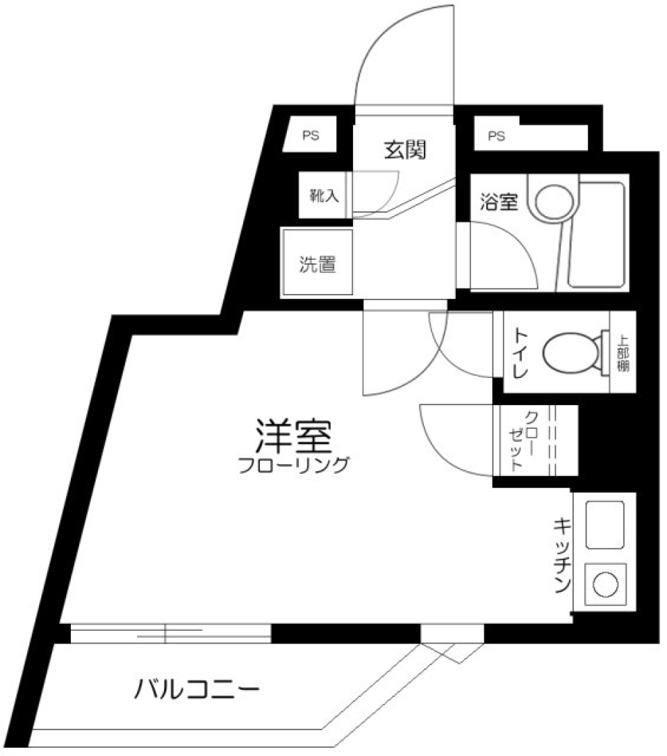 サンテミリオン笹塚　503号室の間取り図