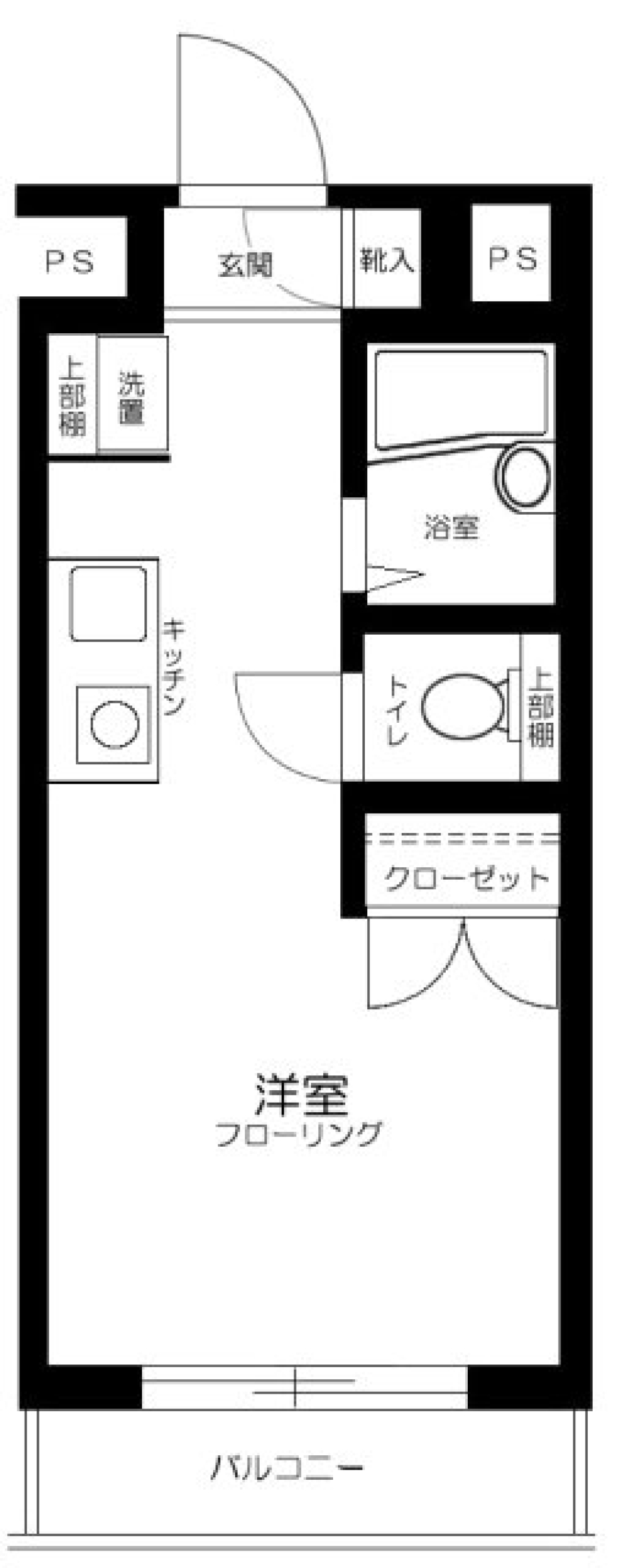 パークプラザ西荻窪　303号室の間取り図