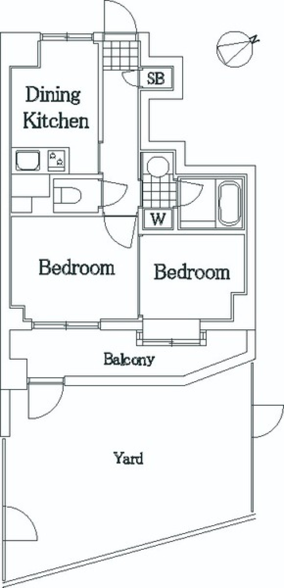 ライオンズマンション東四つ木　101号室の間取り図