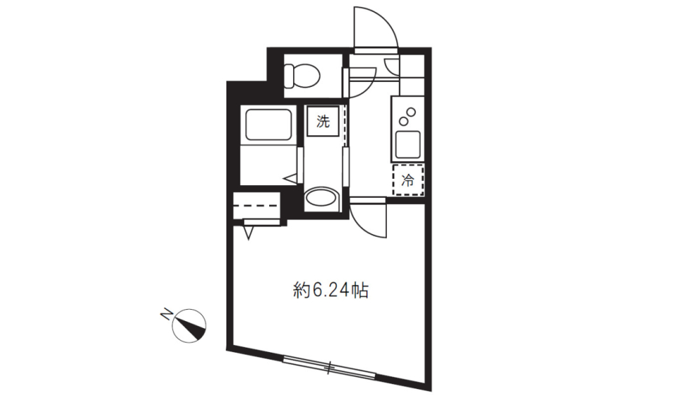 エルファーロ大塚Ⅳ　102号室の間取り図