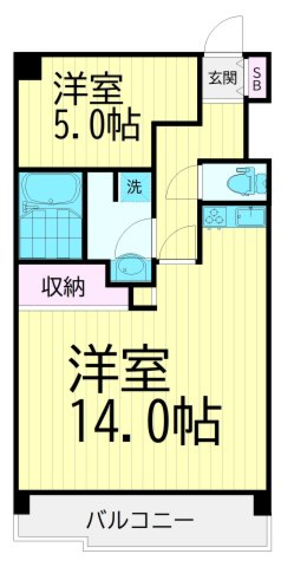 ルネ蒲田　115号室［ペット可］の間取り図