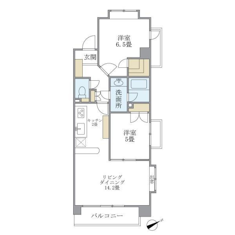 ＫＤＸレジデンス宮前平　108号室の間取り図