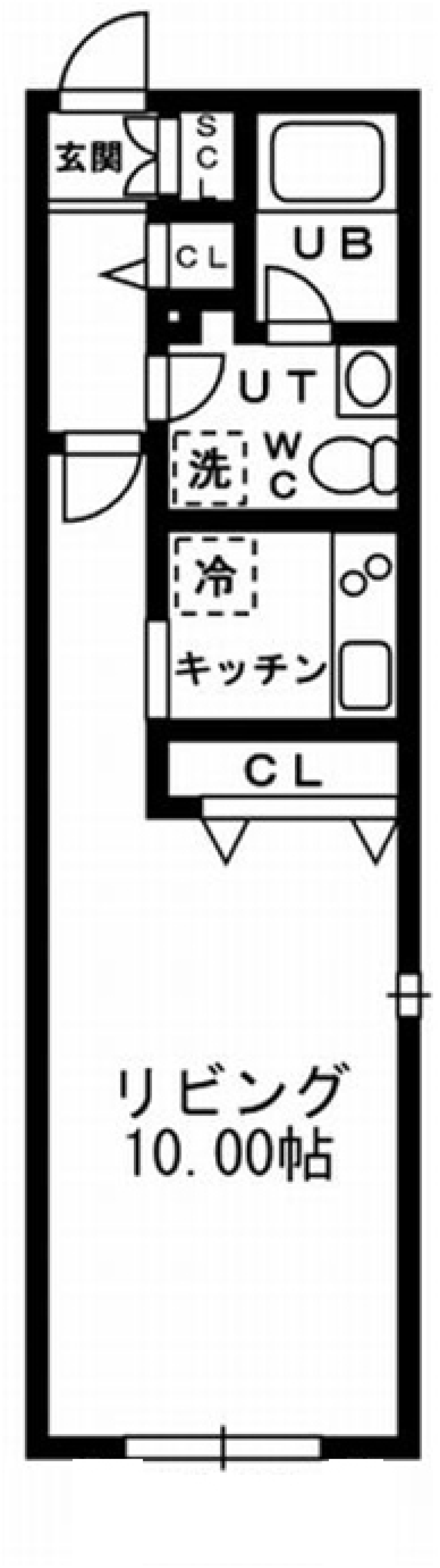 ちょこっとルージュを添えての間取り図