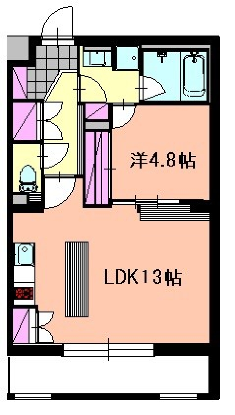 ほっこりタイムの間取り図