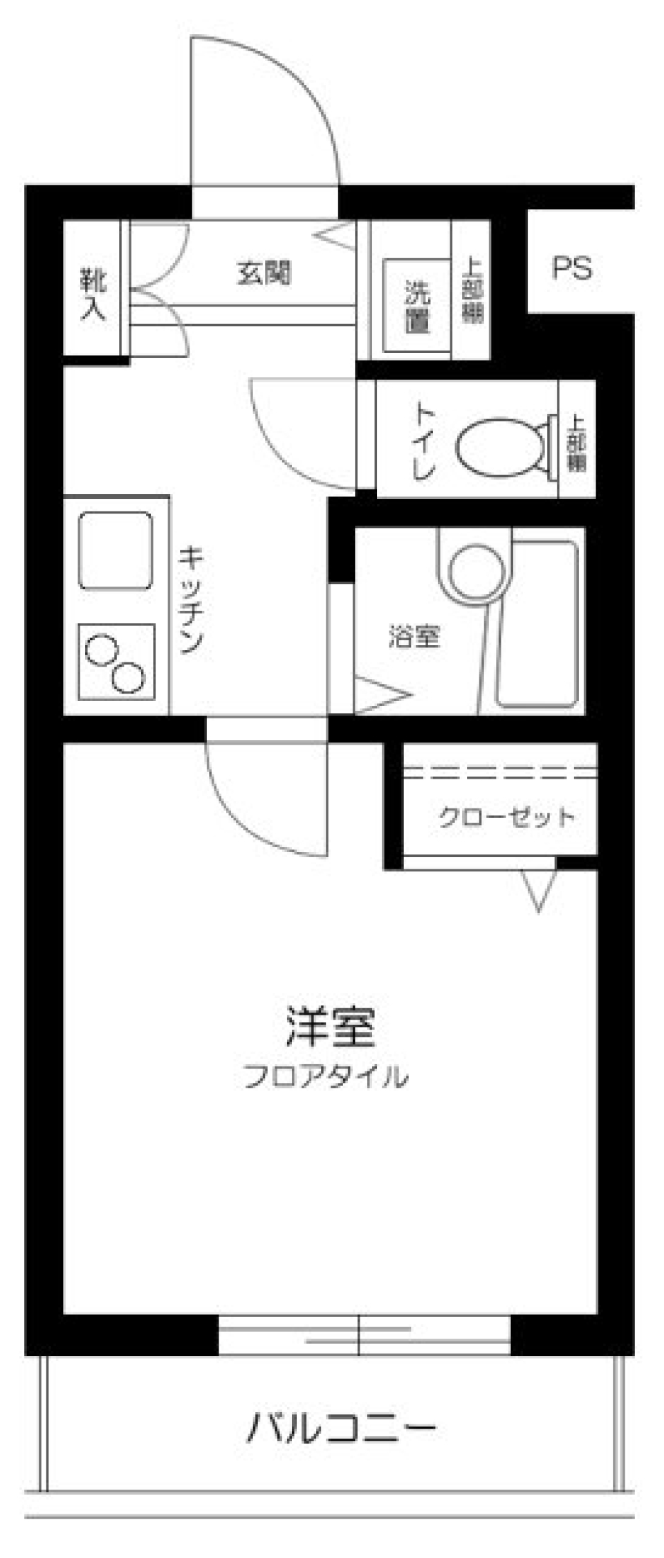 スカイコート中村橋第３ 302号室の間取り図