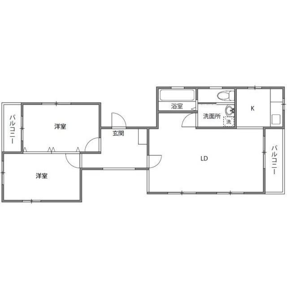 HYDビル　301号室の間取り図