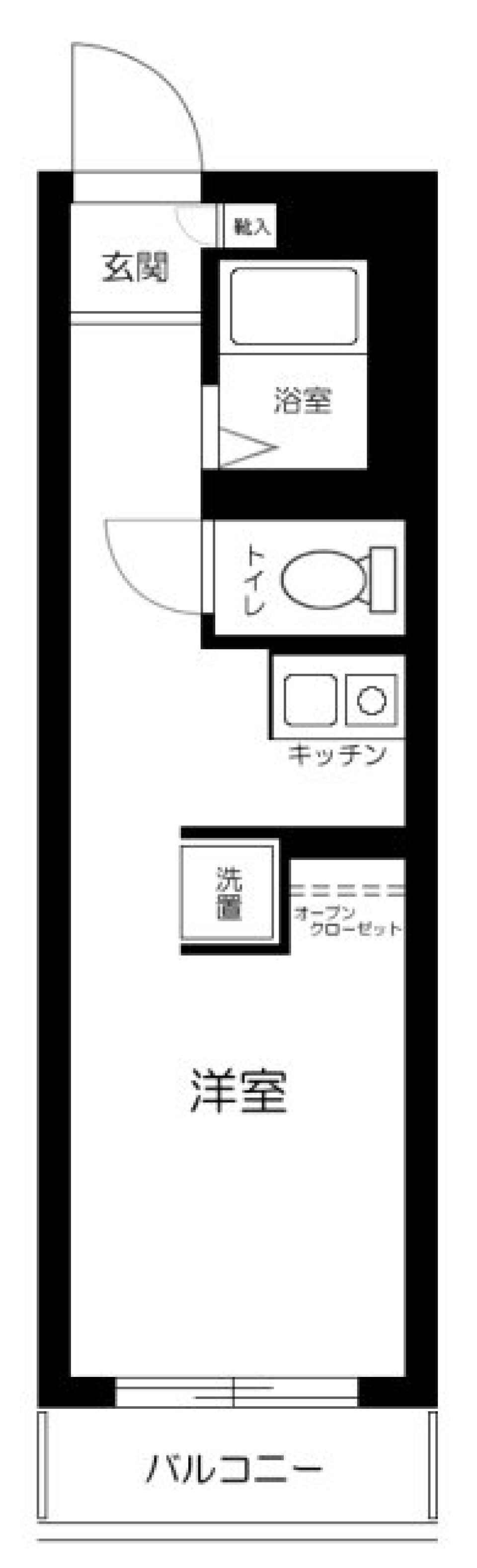 パーソネージュ目黒不動前第２の間取り図