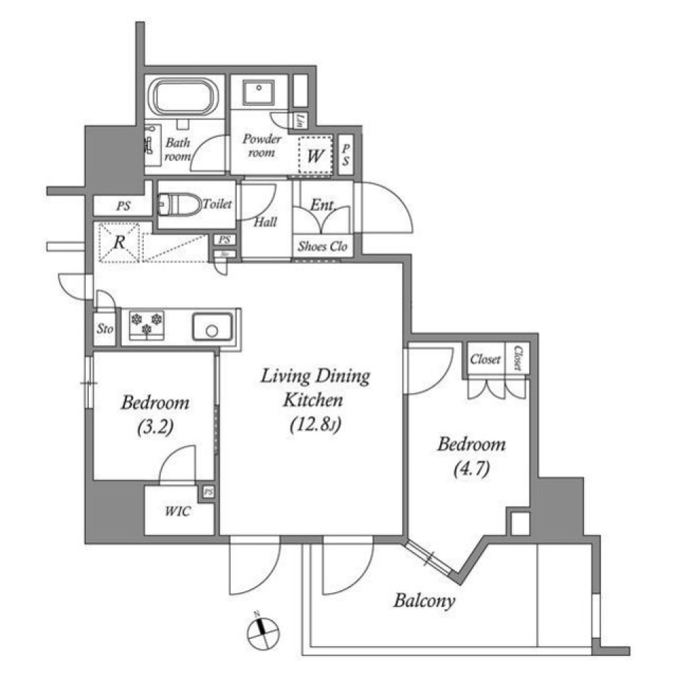 nido南千住　904号室［ペット可］の間取り図