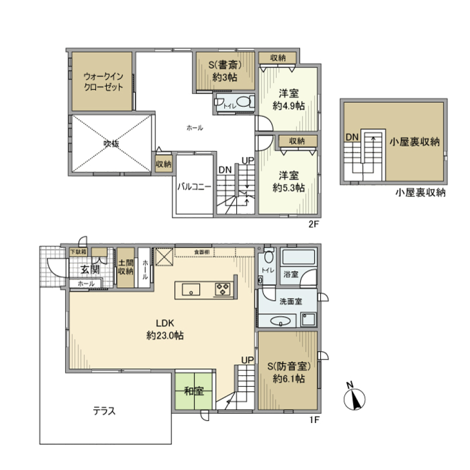 あったら嬉しいが揃ってる！の間取り図