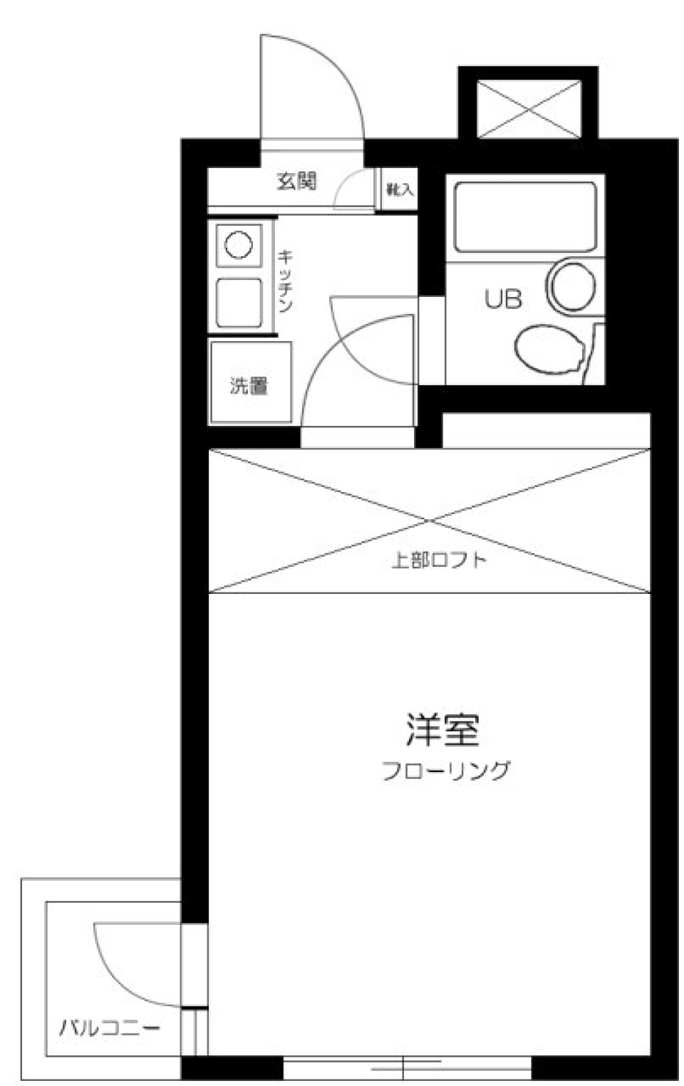 ライブコア赤羽　212号室の間取り図