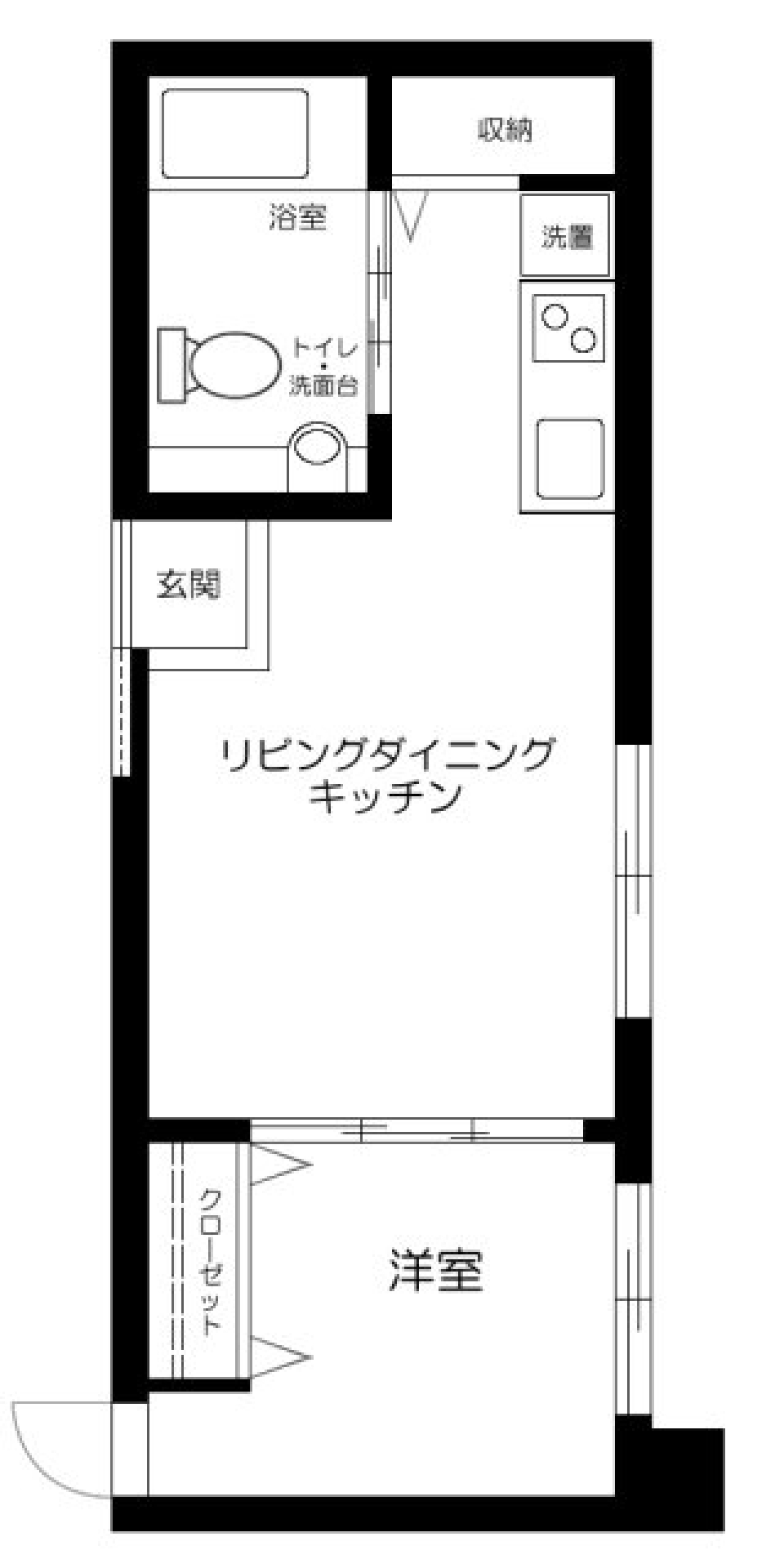 ハイムマグノリア　306号室［ペット可］の間取り図