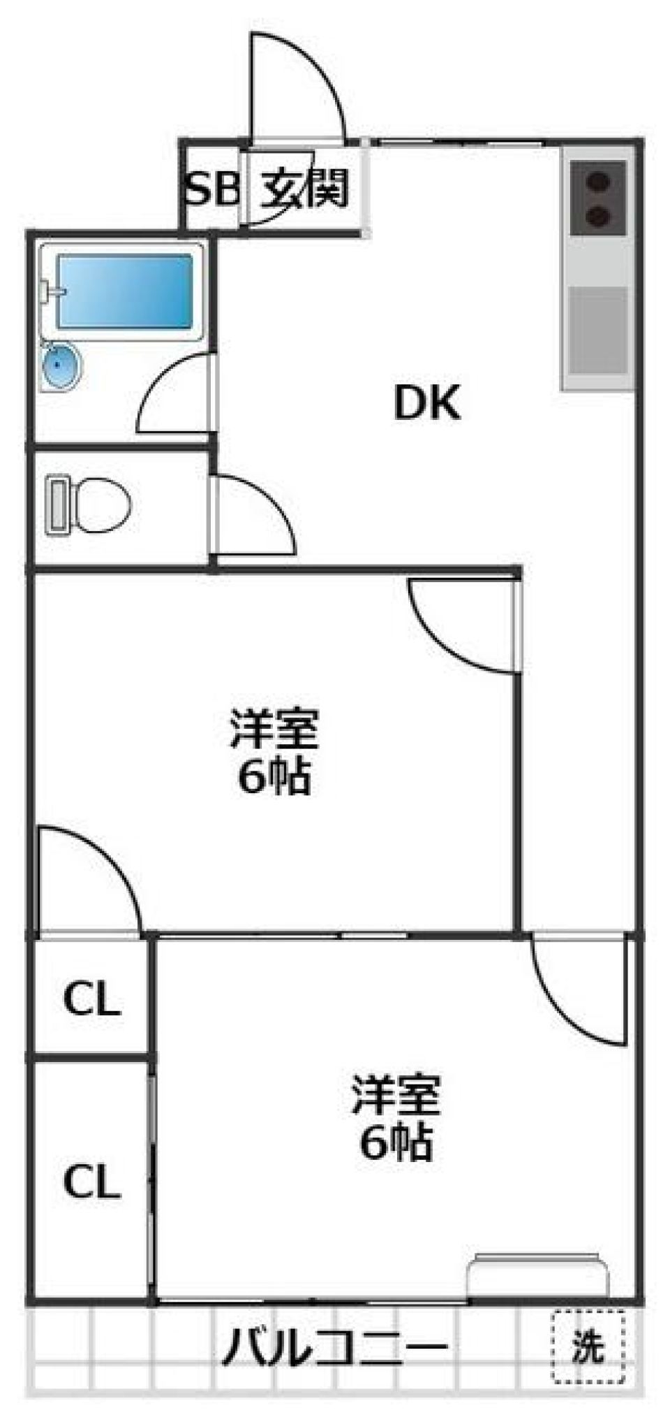 シアーズハイツ　303号室の間取り図