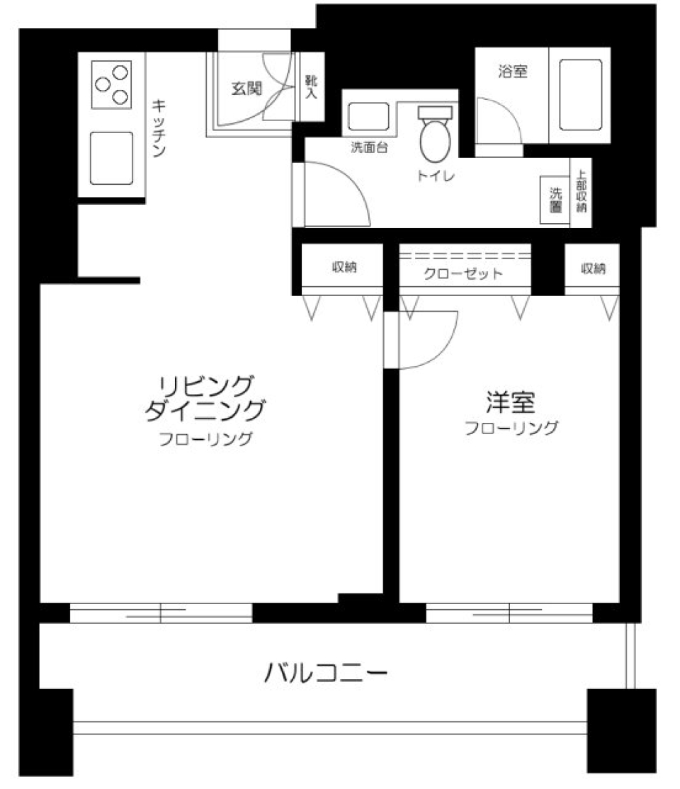 レグノ・セレーノ　1705号室の間取り図