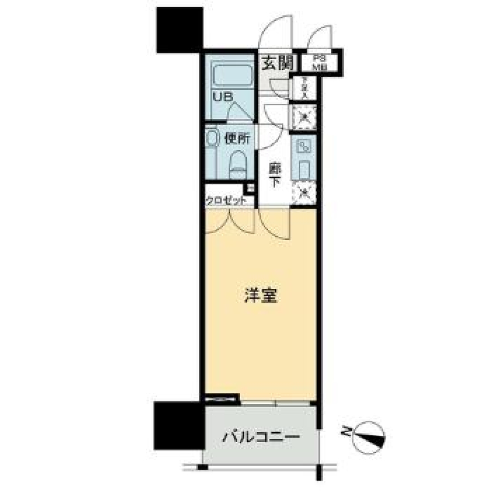 パトリア九段下　502号室の間取り図