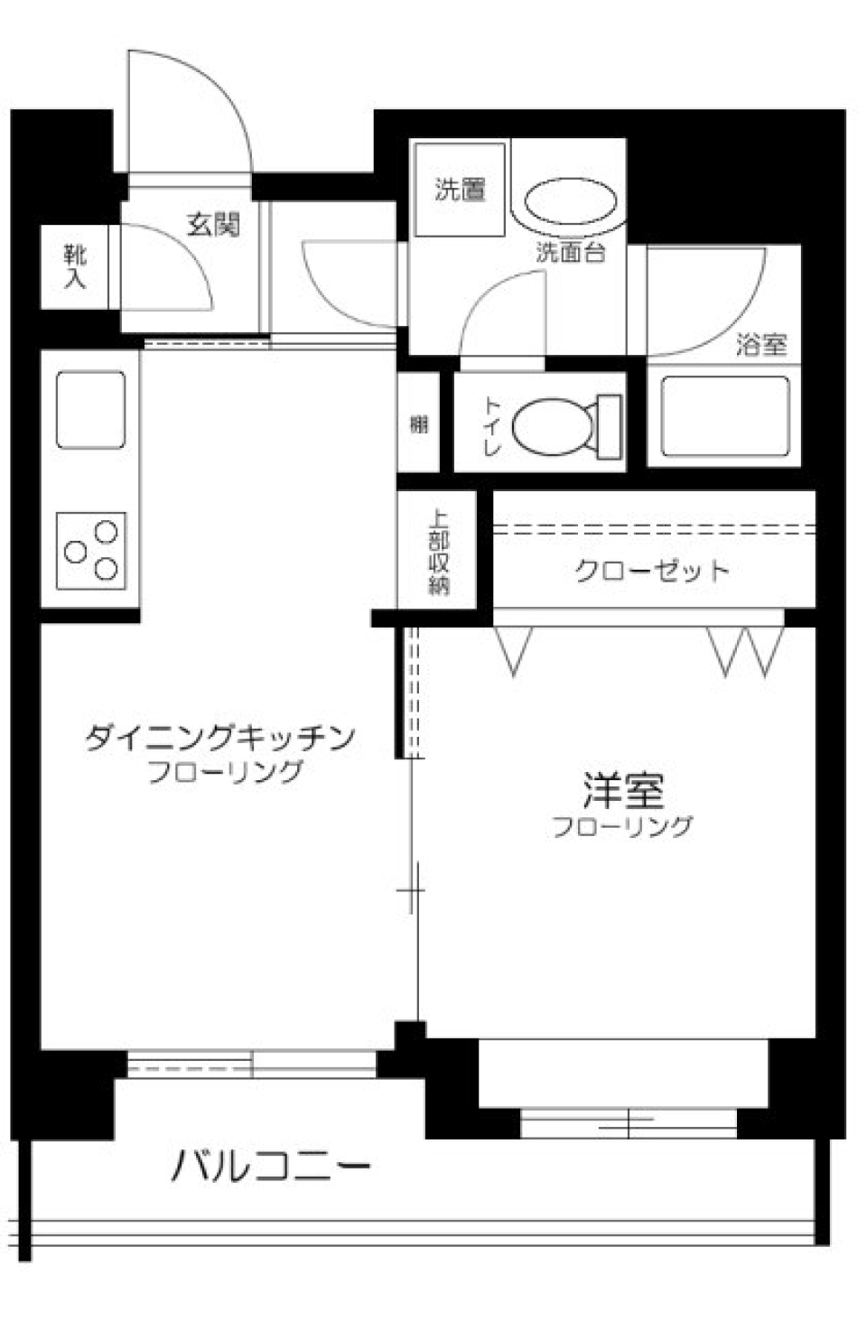 オードシュール　501号室の間取り図