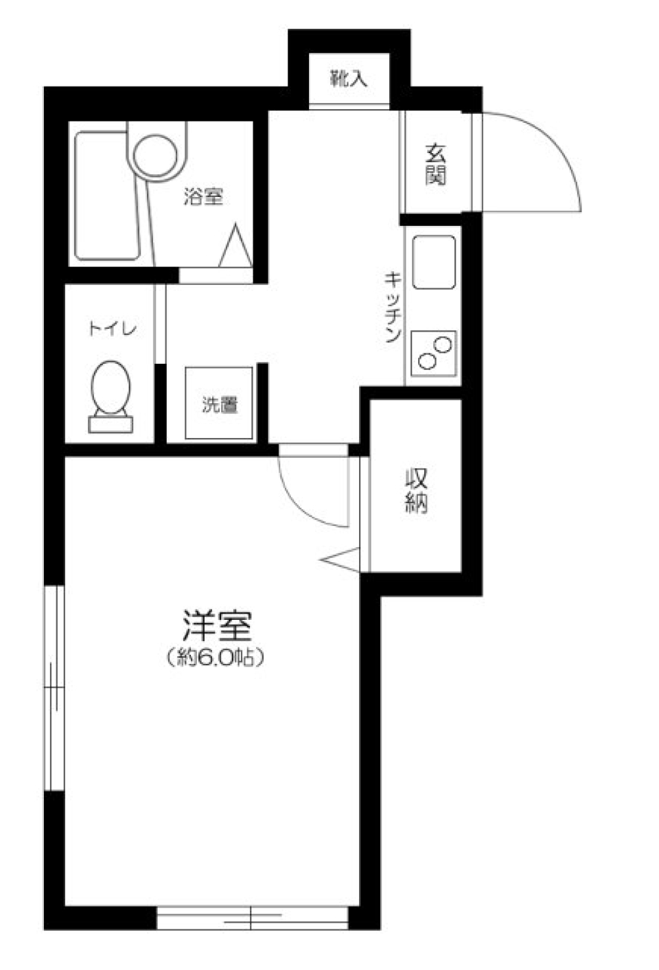 ル・グラン中野沼袋　103号室の間取り図