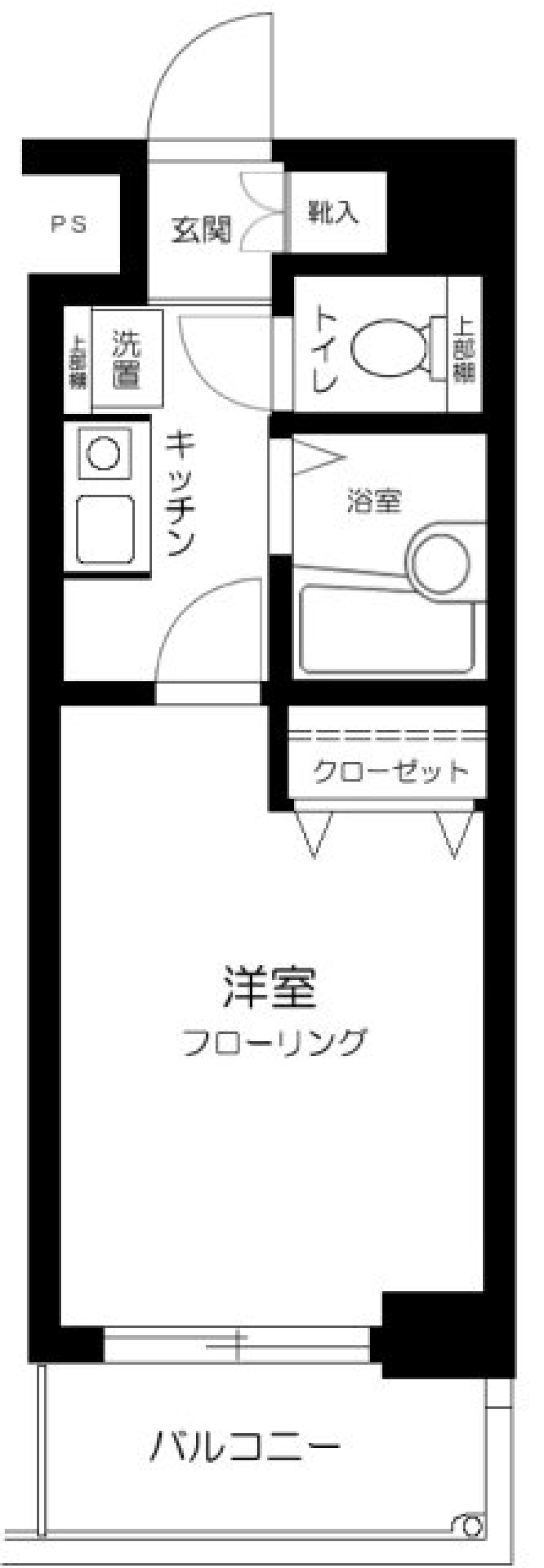 メインステージ三軒茶屋　601号室の間取り図