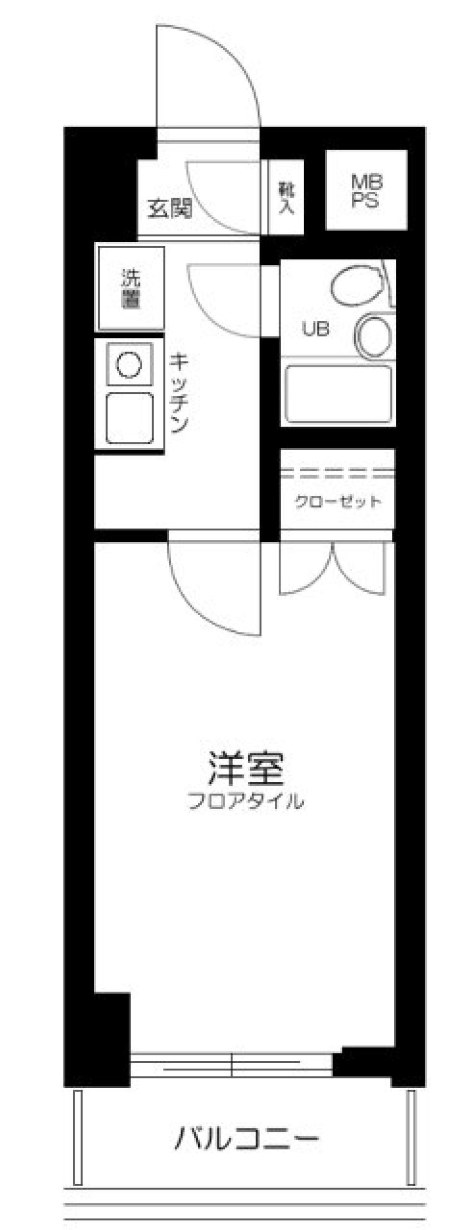 日神パレステージ三鷹　302号室の間取り図