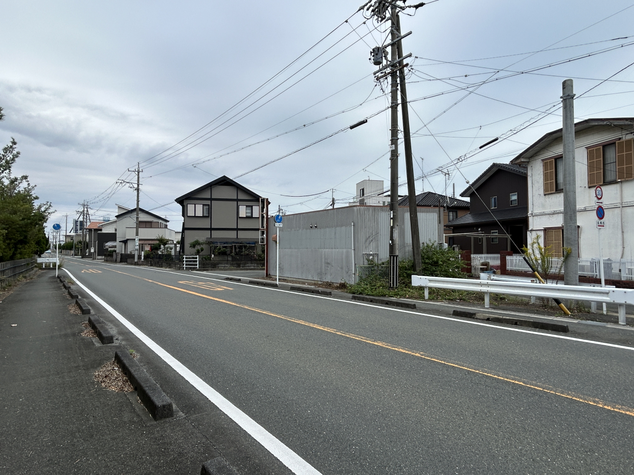 西側から。この道の先が東若林のドン・キホーテです。