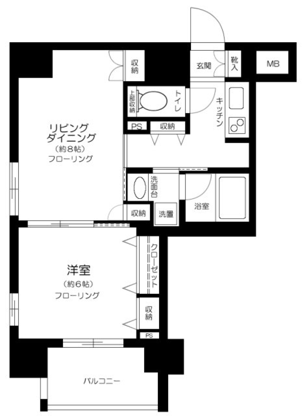 日神デュオステージ浅草国際通り　504号室の間取り図