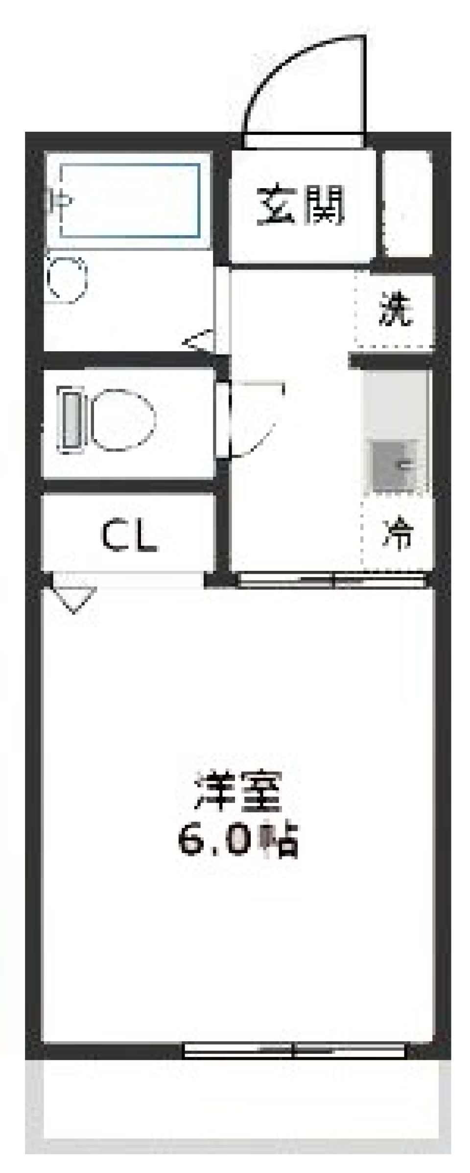 カーサグランディール　108号室の間取り図