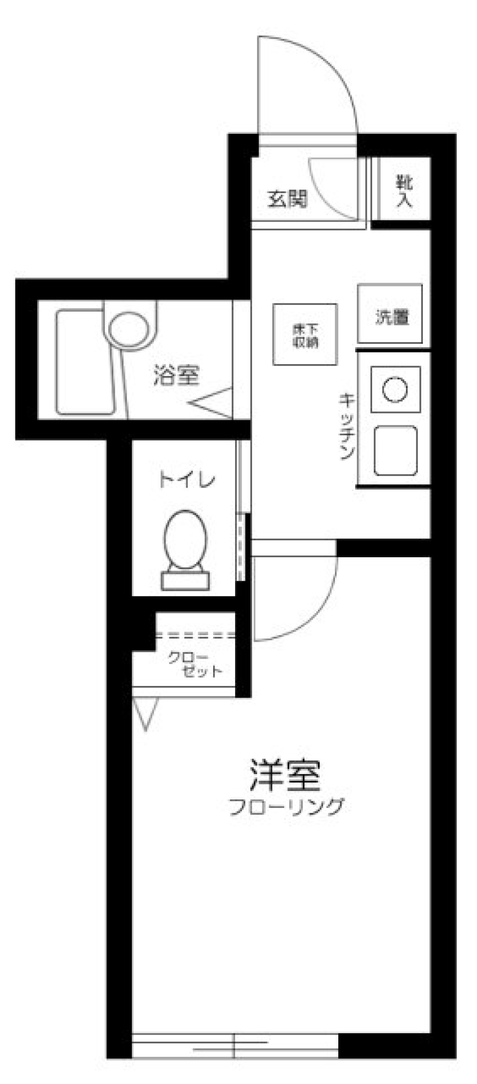 エメロード江古田　105号室の間取り図