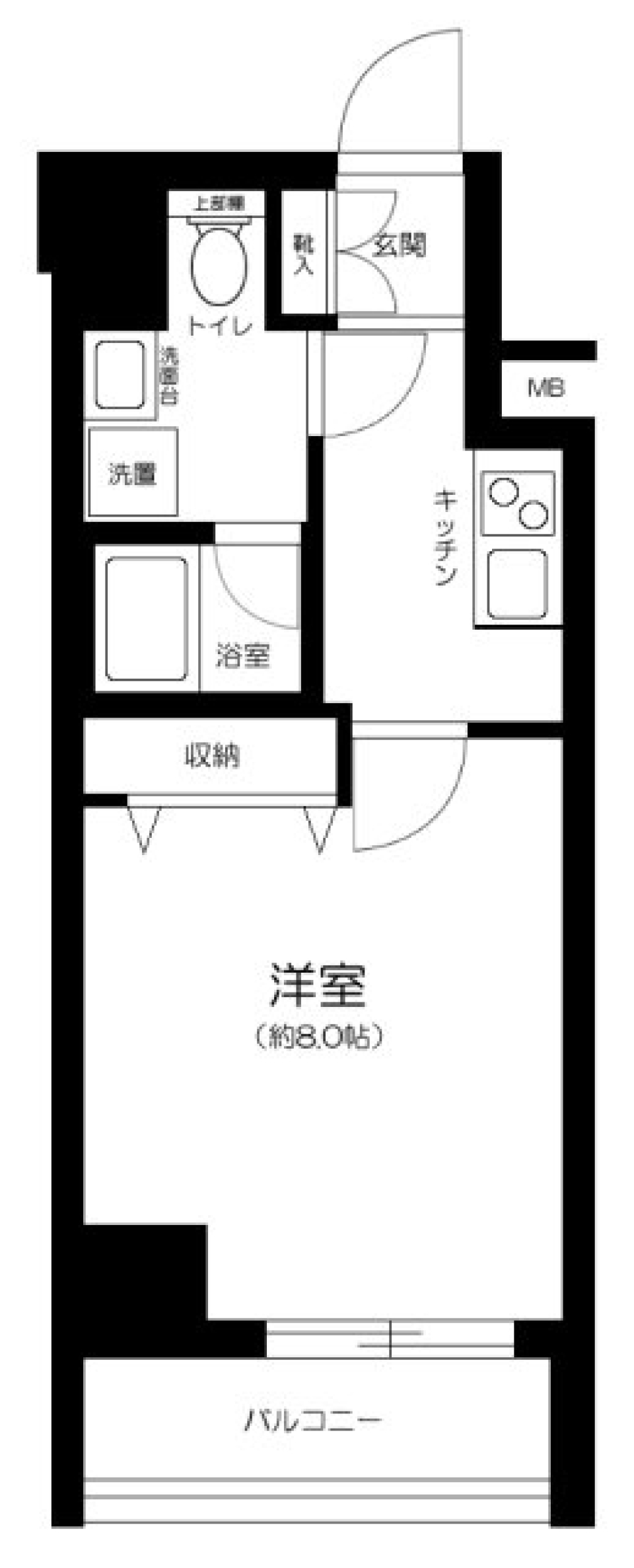 ビィ・フォルマ田園調布　302号室の間取り図