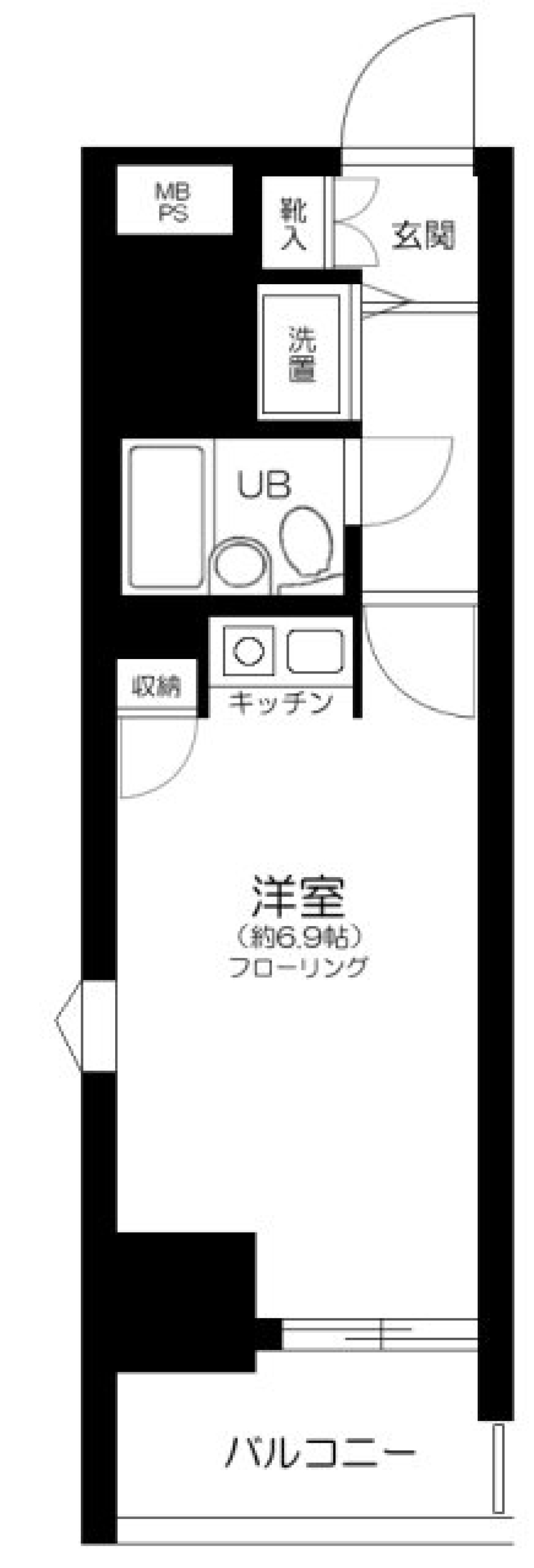 藤和シティスクエア練馬　507号室の間取り図