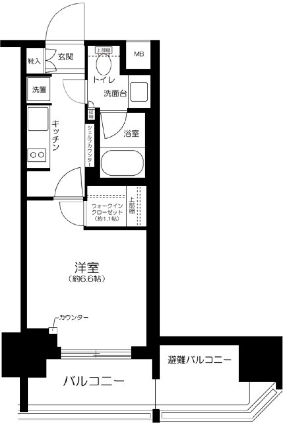 東京タワーの伊吹と共にの間取り図