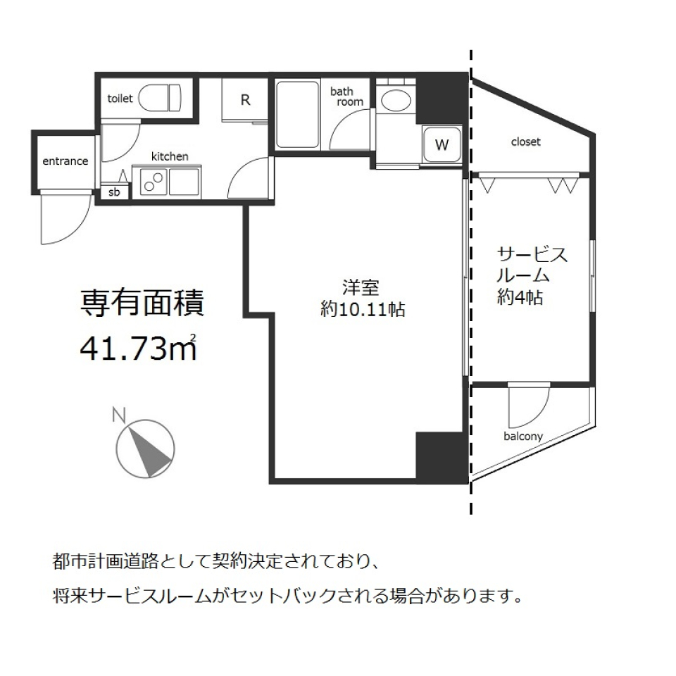 ＫＭ中目黒ビル　201号室の間取り図