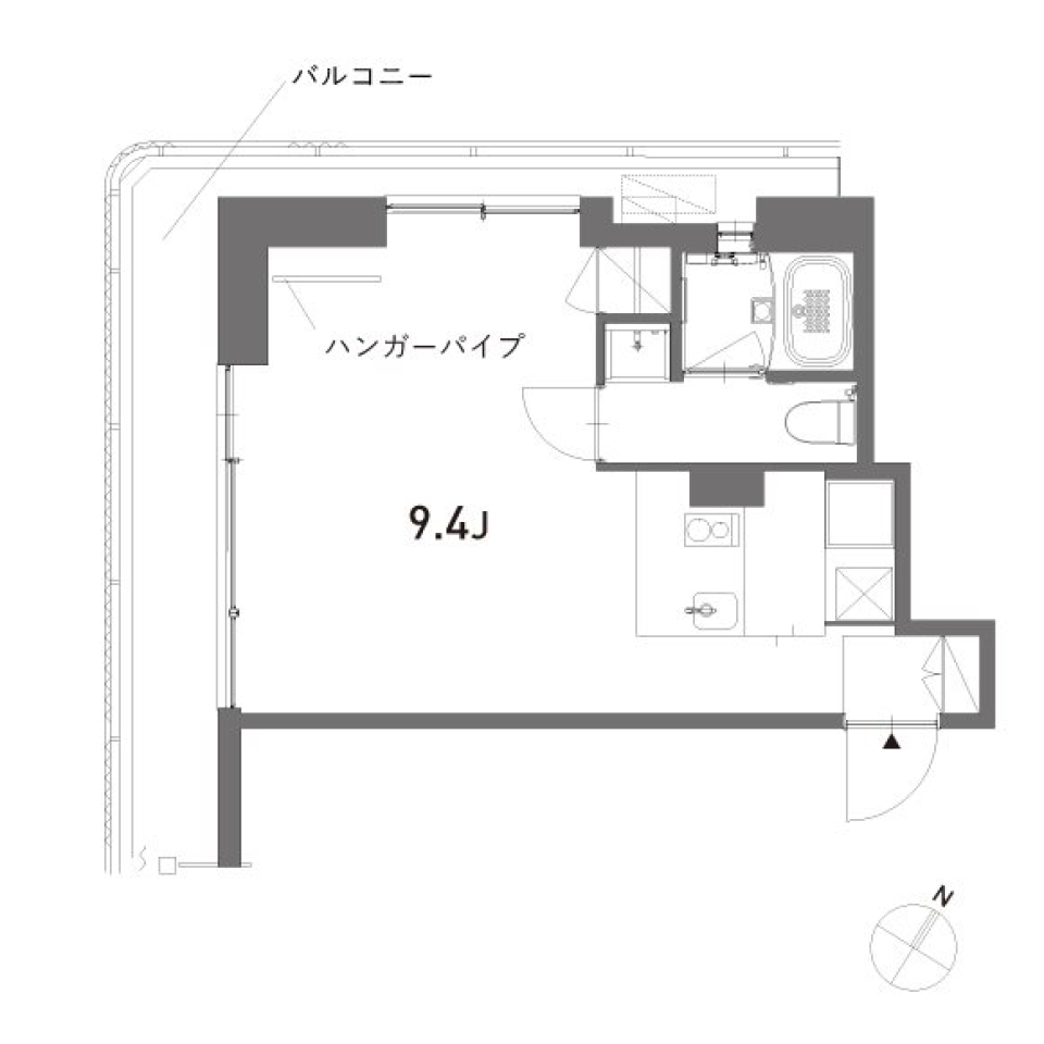 alefia 903号室の間取り図