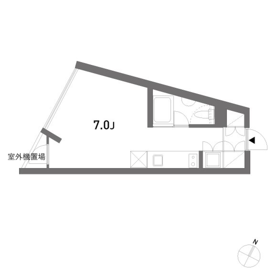 RADIAN 303号室の間取り図