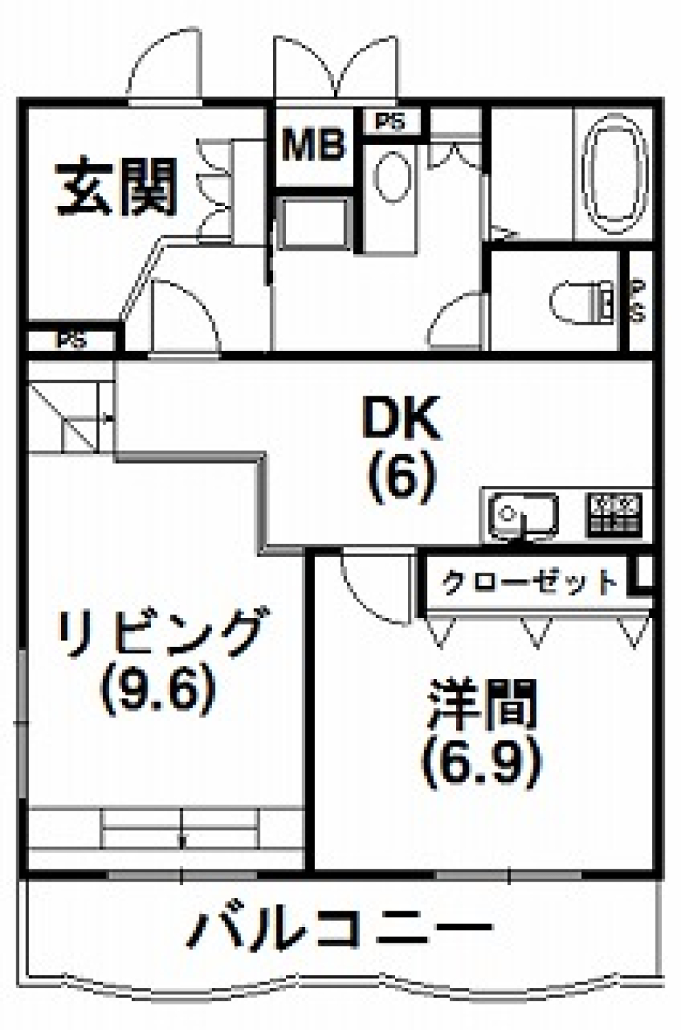 スタイリッシュな私はドラマの主人公の間取り図