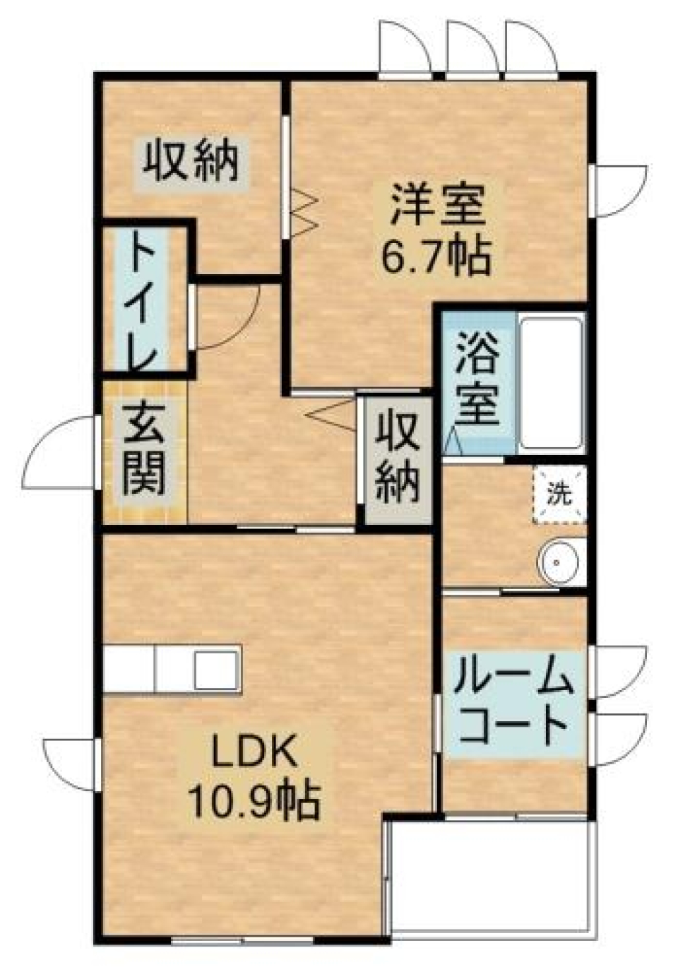 新しい風の間取り図