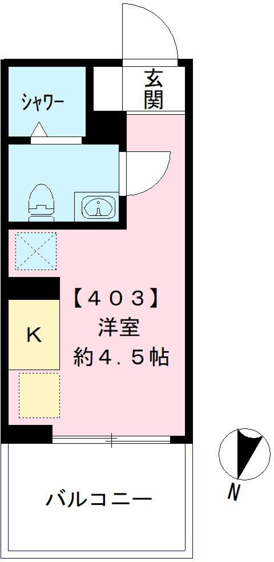 AVENIR池上（BELS認証物件） 403号室の間取り図