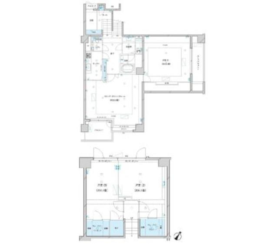 参宮橋マンション　121号室の間取り図