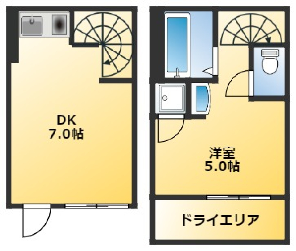 マンシーズ自由が丘　103号室の間取り図