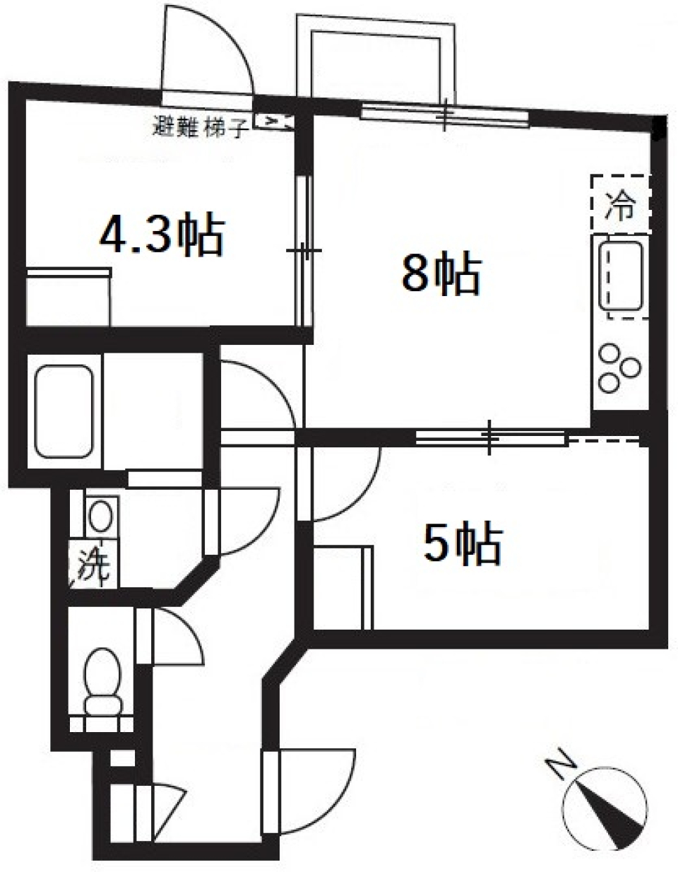 アルテシモクルブ　304号室［ペット可］の間取り図