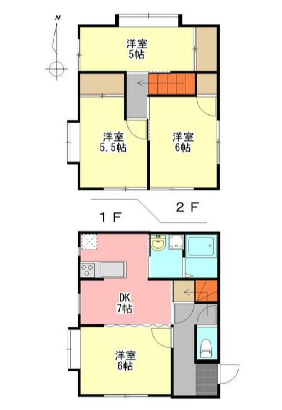 何でもない日の幸せな時間［ペット可］［戸建て］の間取り図