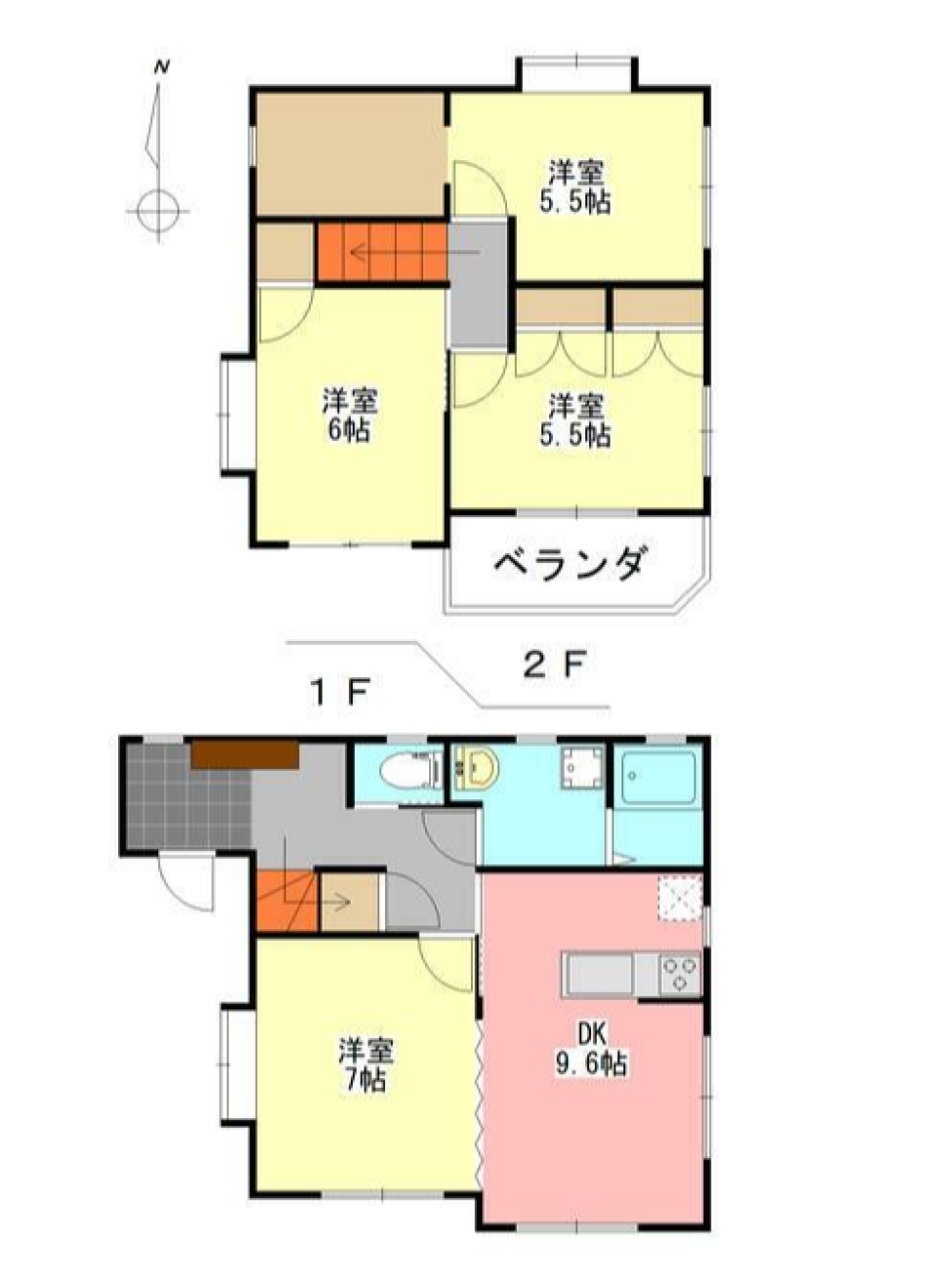 家族の声が聞こえる幸せ［ペット可］［戸建て］の間取り図