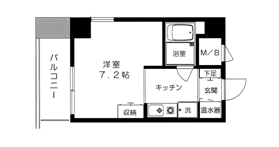 メゾン・ド・シプレーム　704号室の間取り図