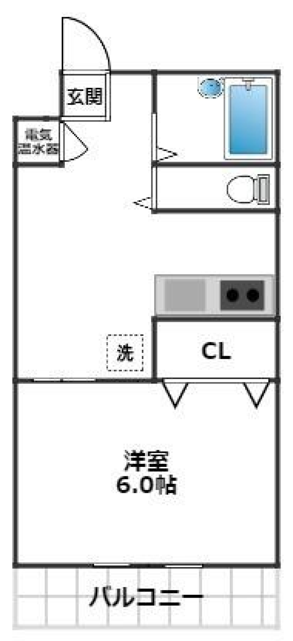 代田ウエスト　603号室の間取り図