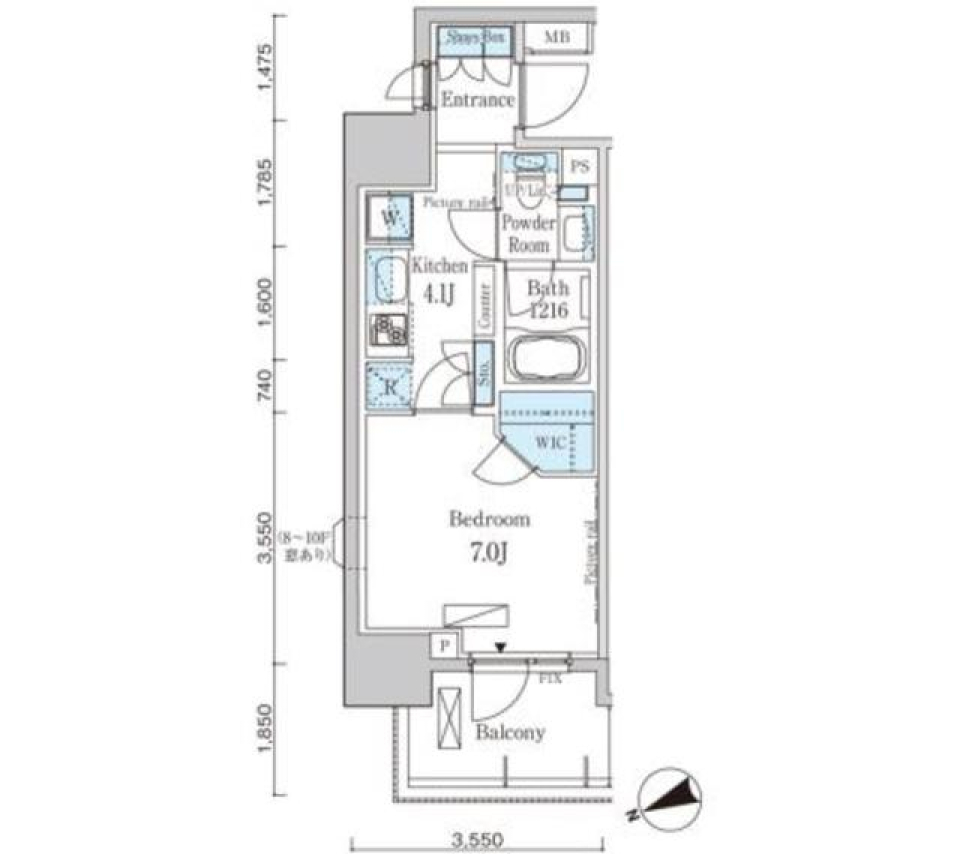 穏やかな朝を［ペット可］の間取り図