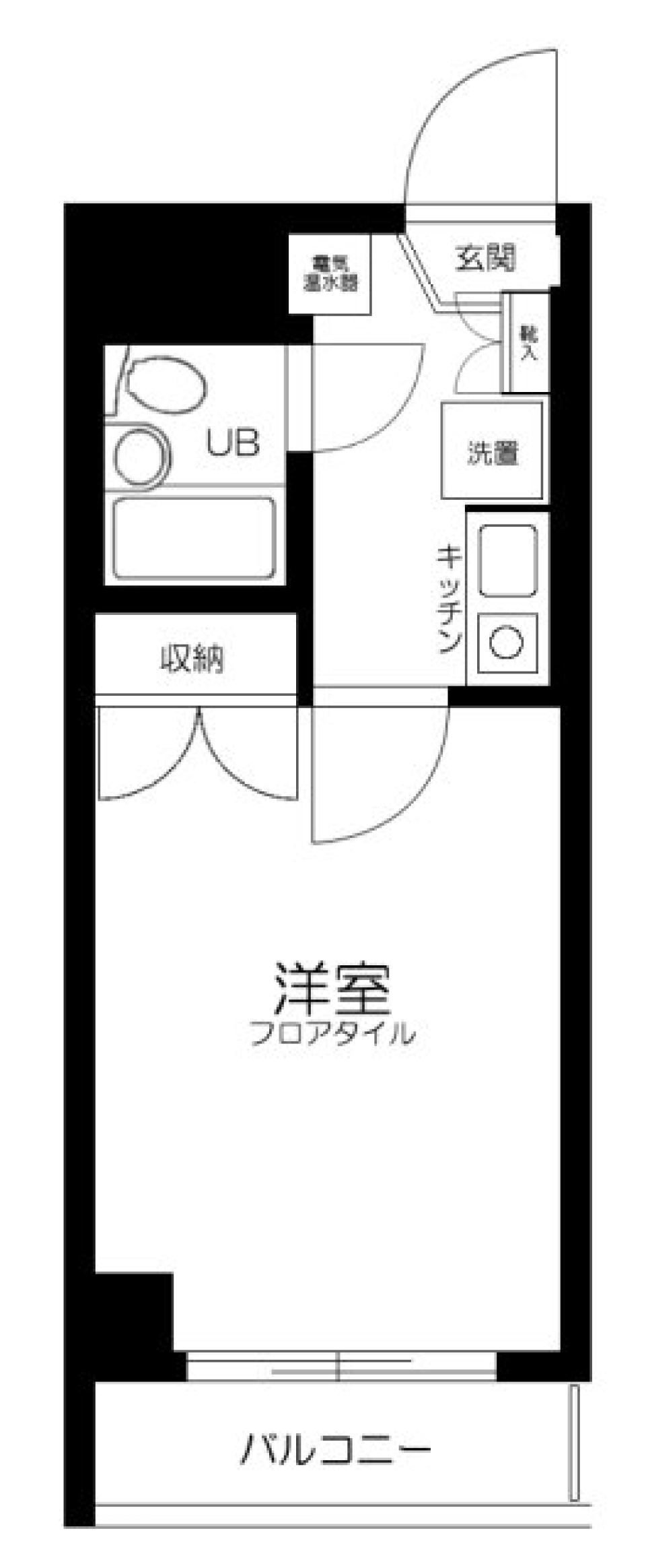 グローリア初穂田端　702号室の間取り図