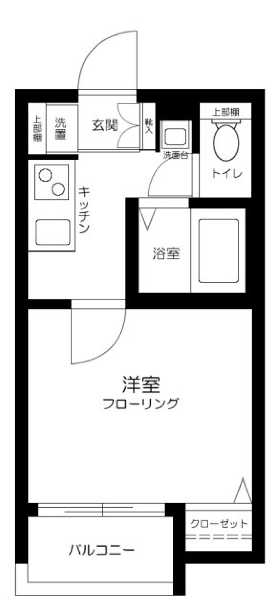 メゾン・ド・ソレイユ蒲田　204号室の間取り図