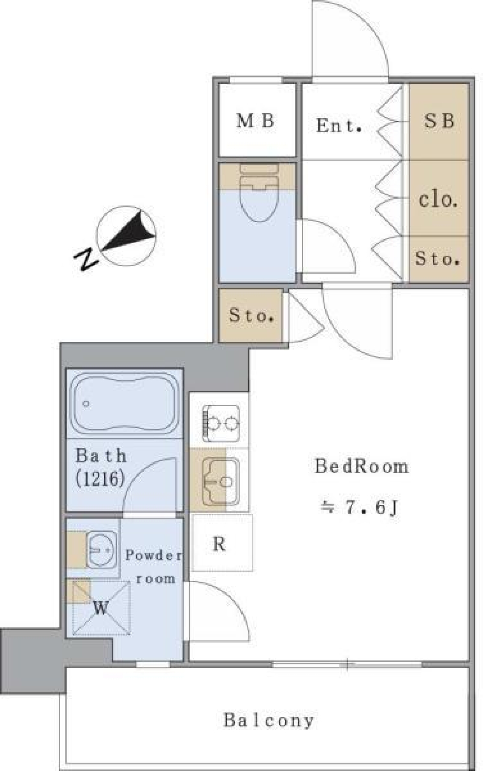 Ｂｒｉｌｌｉａ　ｉｓｔ　文京茗荷谷　503号室［ペット可］の間取り図