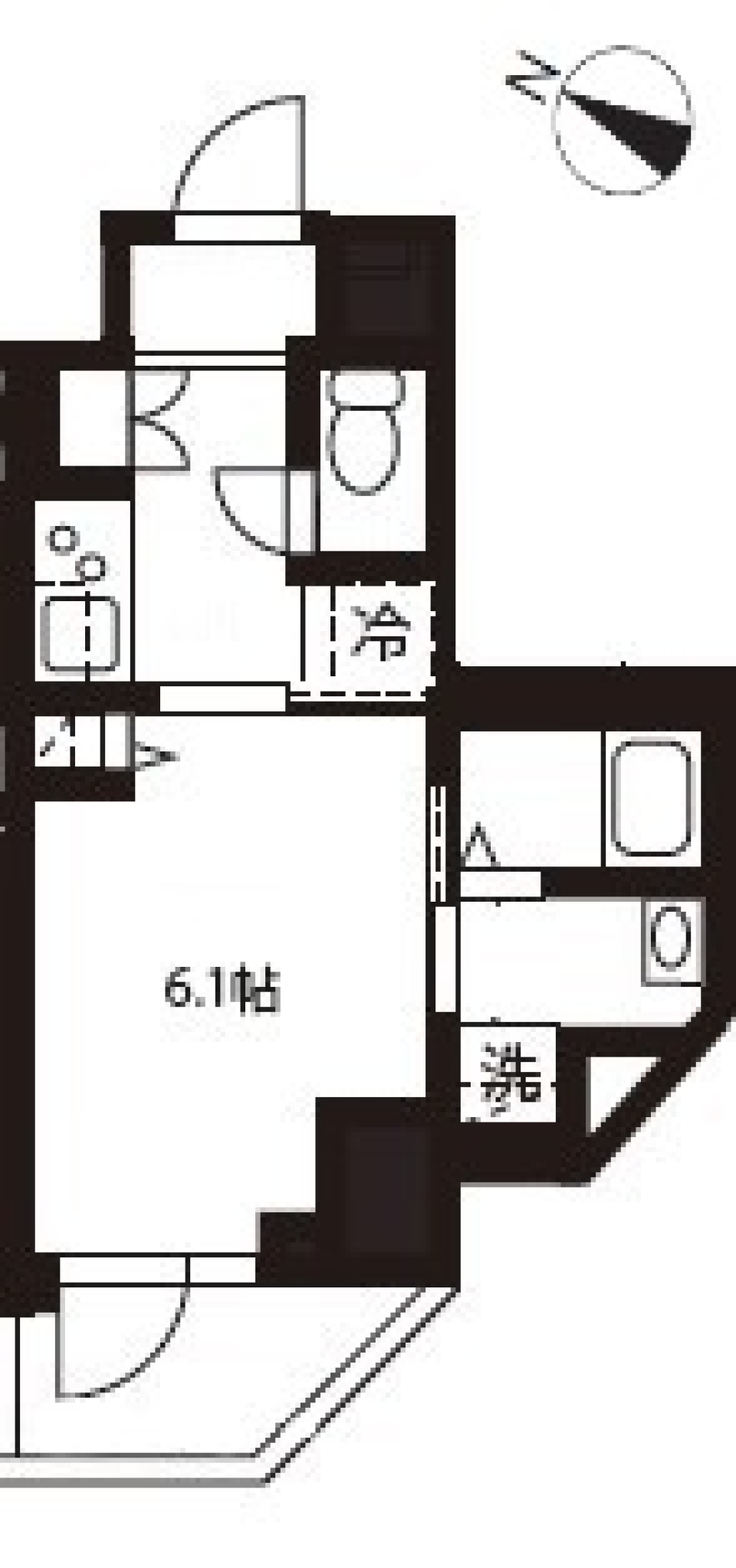 ハーモニーレジデンス新横浜　706号室［ペット可］の間取り図