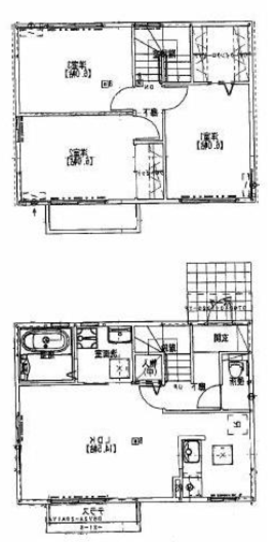 美しい白い花の間取り図