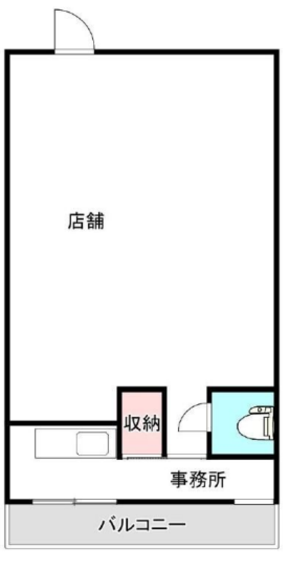 【店舗・事務所】森の中のメルヘンチックな美容院の間取り図